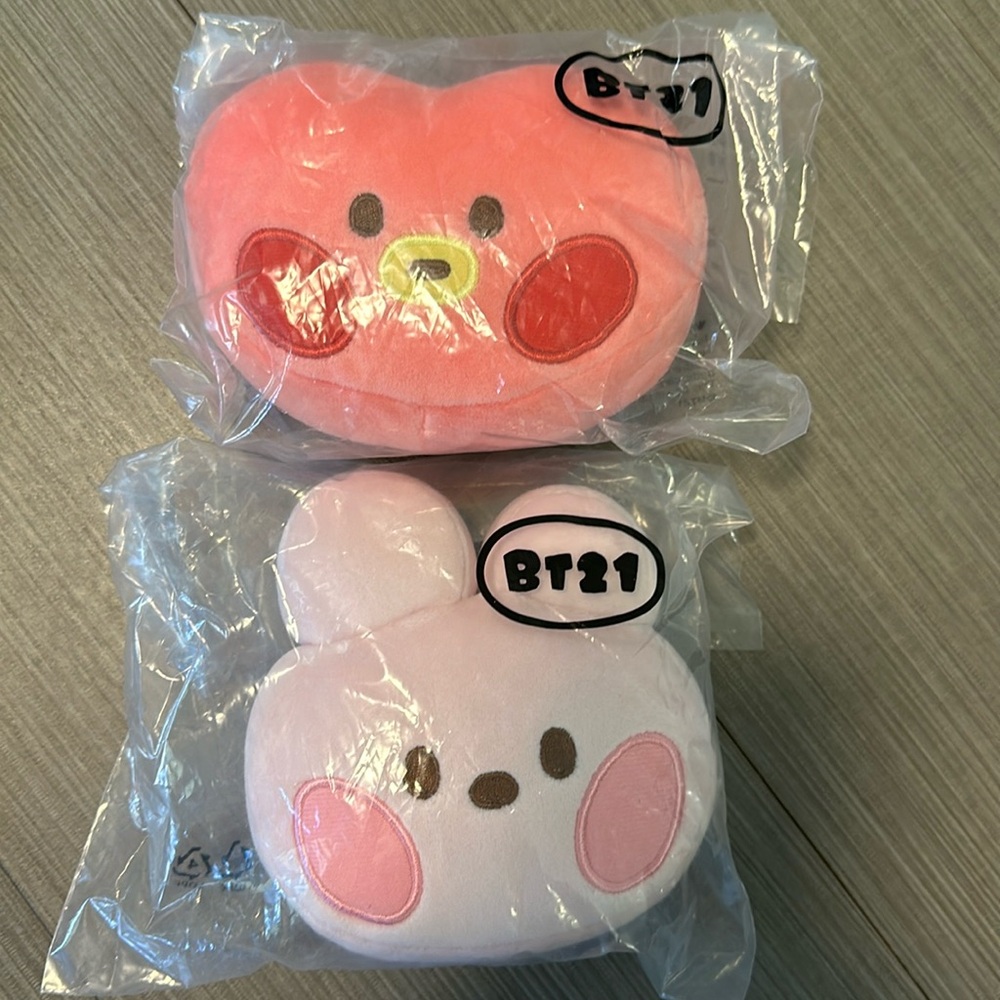 BT21 kpop official merch line friends TATA & COOKY